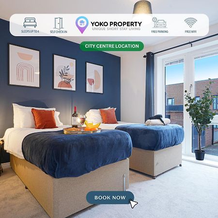 Luxury Campbell Park Apartments In Central Mk With Balcony, Free Parking & Smart Tv With Netflix By Yoko Property Milton Keynes Exterior photo
